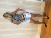 Blusa em viscose P&B